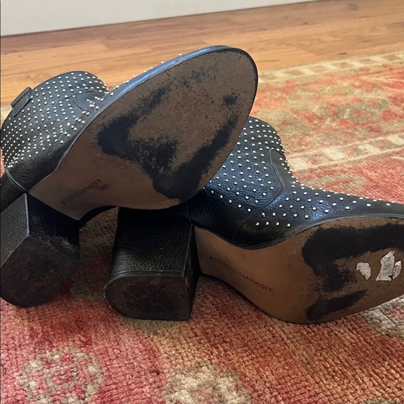 Rebecca Minkoff, Studded Black Ankle Boot, size 7 - Picture 4 of 8